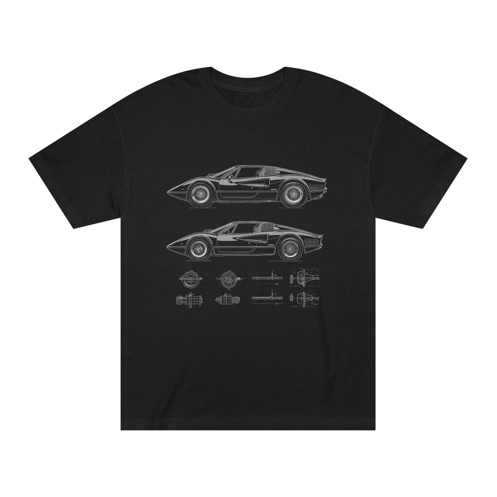 1970s Sports Car Blueprint Tee